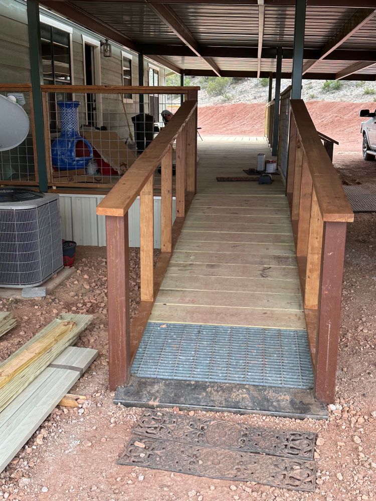 Custom Decks for Bean Welding & Construction LLC in Ballinger, TX