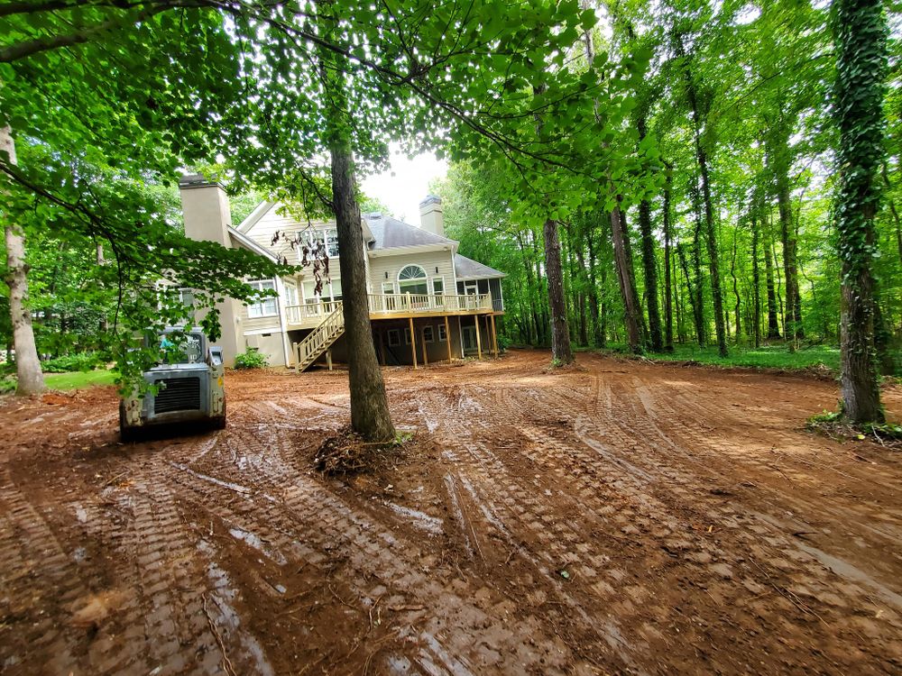 Grading / Land Clearing for Zambrana Landscaping in Cobb County, GA