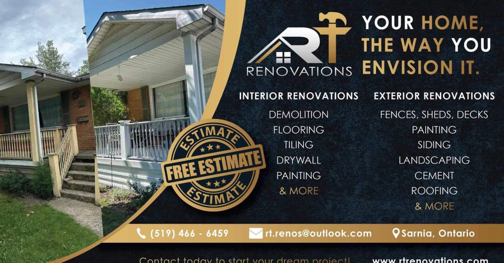 All Photos for RT Renovations in Sarnia, ON