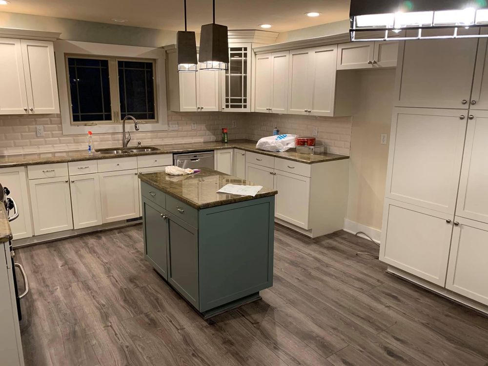 Transform your kitchen and cabinets with our refinishing service. We can update the look of your space by painting or staining cabinets, giving them a fresh new feel without the cost of replacement. for Facility Service Painting in Munster, Indiana
