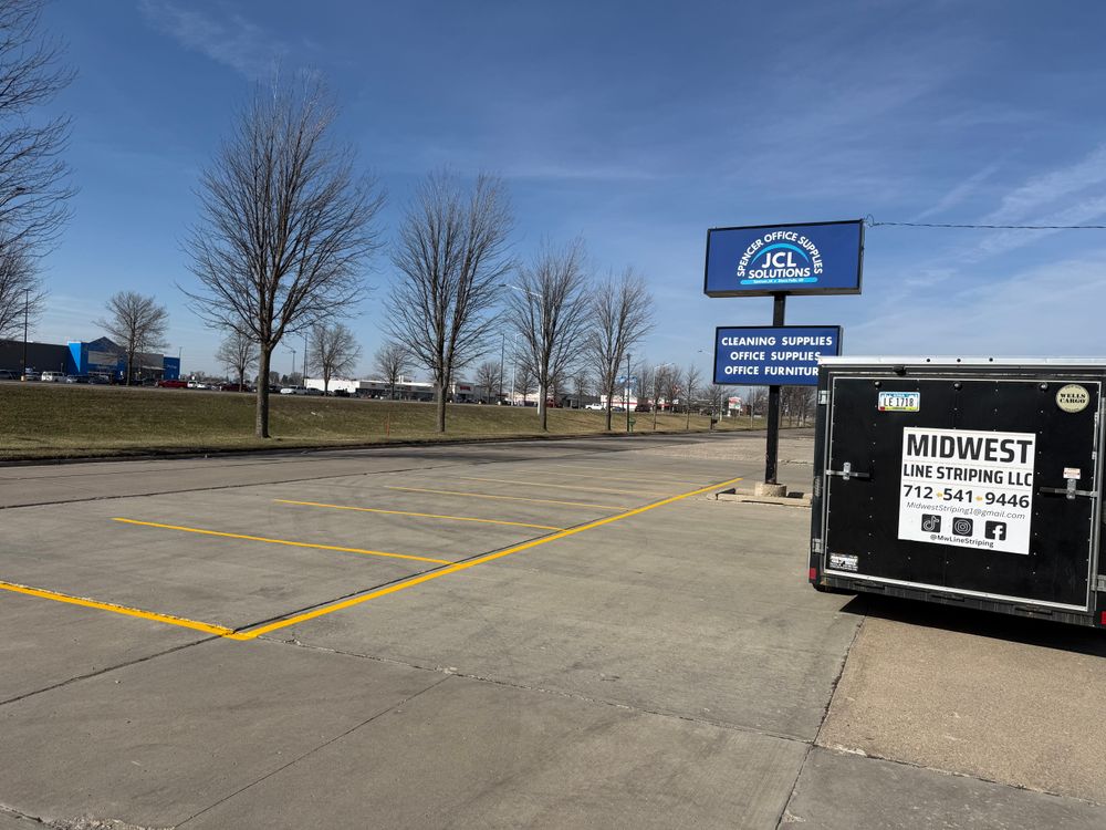 All Photos for Midwest Line Striping LLC in Spirit Lake, IA