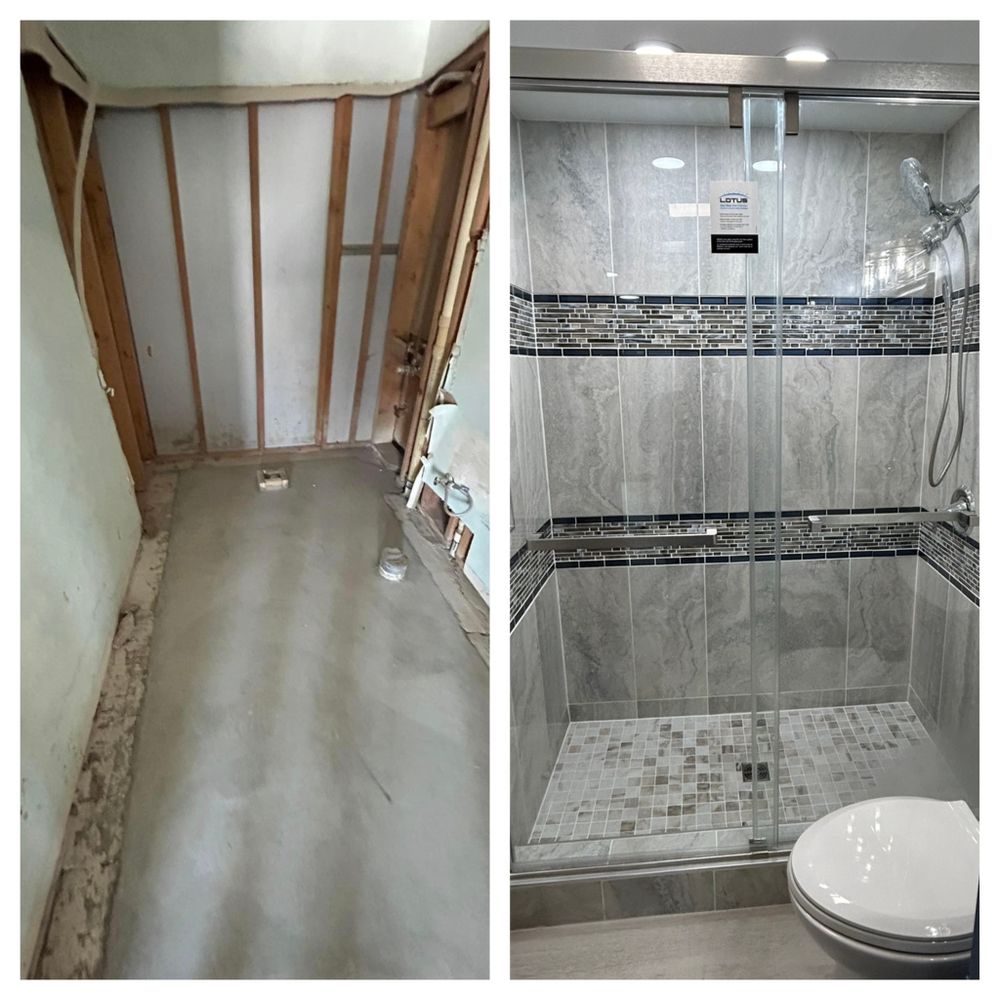 Bathroom renovation  for CPIA Home Renovations in Des Moines, IA
