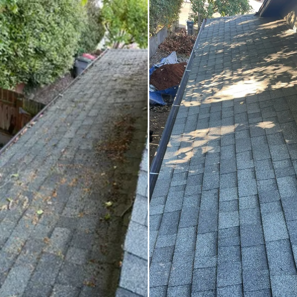 Our roof cleaning service safely removes dirt, algae, and moss using gentle soft washing techniques, enhancing your home's appearance while protecting roofing materials from damage caused by traditional pressure washing methods. for Pressure Perfect in Salem, OR