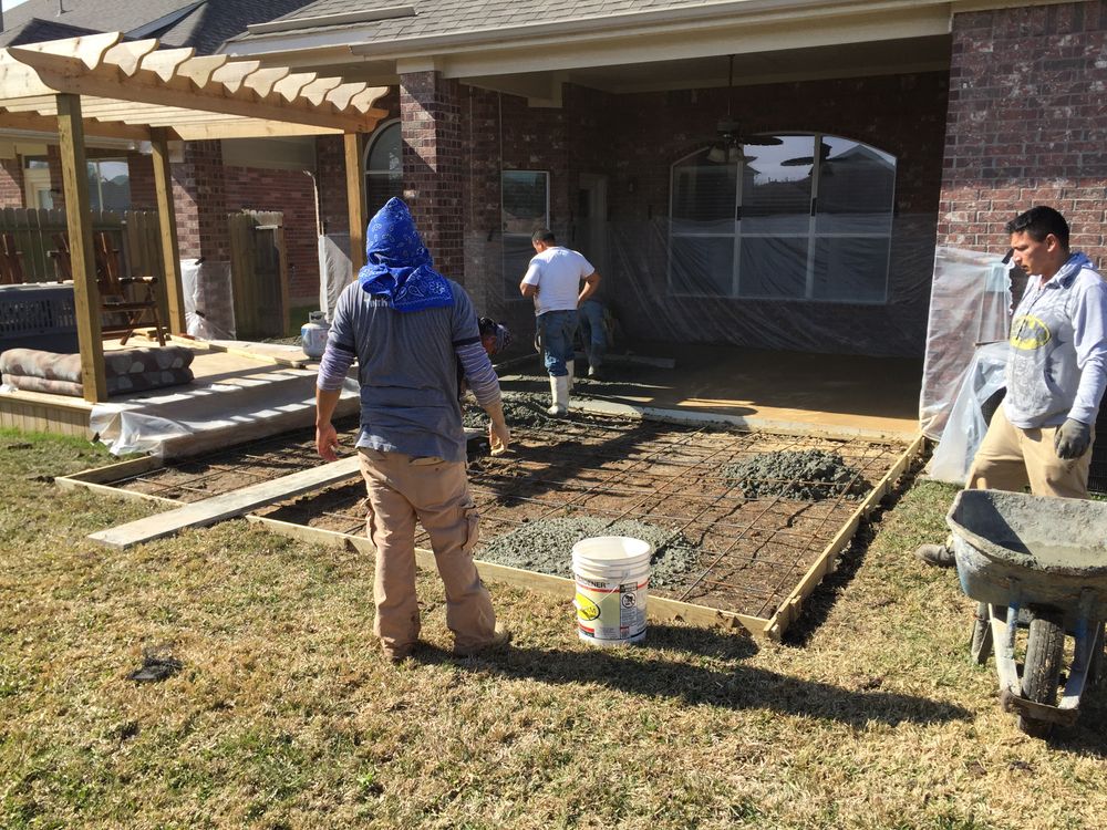 Patios for Texas Curb N Borders in Houston, TX