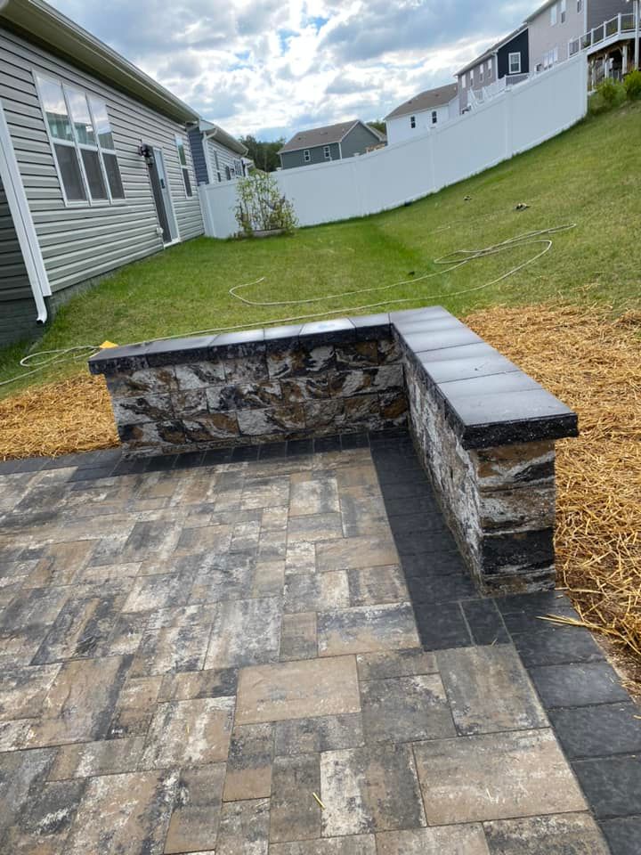 Our Retaining Wall Construction service provides durable and aesthetically pleasing solutions, enhancing your landscape by preventing soil erosion while adding functionality and beauty to your outdoor space. for RDR Landscaping in Baltimore, MD