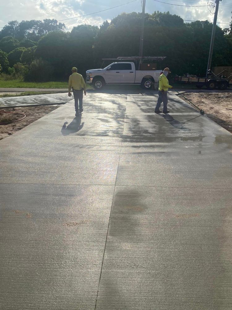 Concrete work for J&G Concrete and Layout LLC in Frostproof, FL