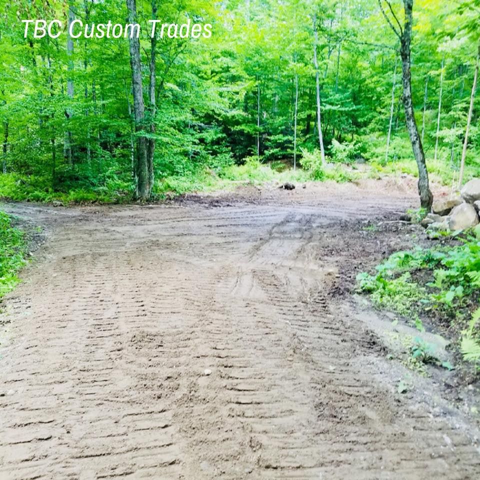 Enhance your property's value with our Property Grading service, ensuring optimal drainage and surface stability. experience personalized solutions that protect foundation integrity while boosting curb appeal and preventing erosion. for TBC Custom Trades in West Burke, VT