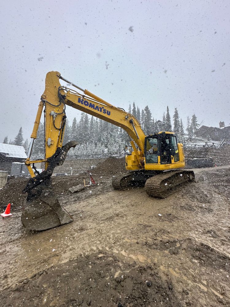 Dirt Work for R&H Homes in Bozeman, MT