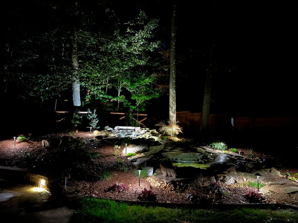 Landscape Lighting for Resnik Landscaping Services in New Kensington, PA