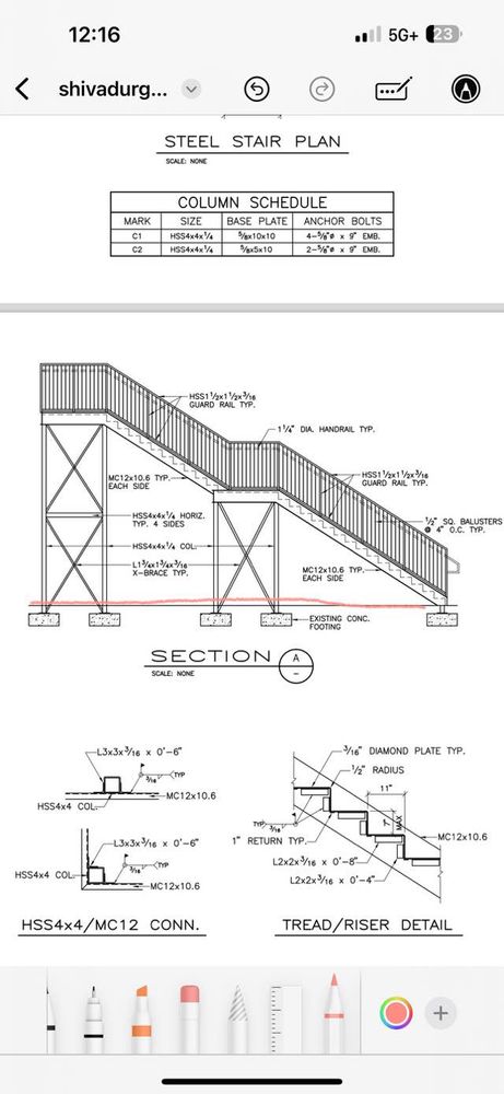 Commercial Staircases for Ark Steel Erectors in Atlanta, GA