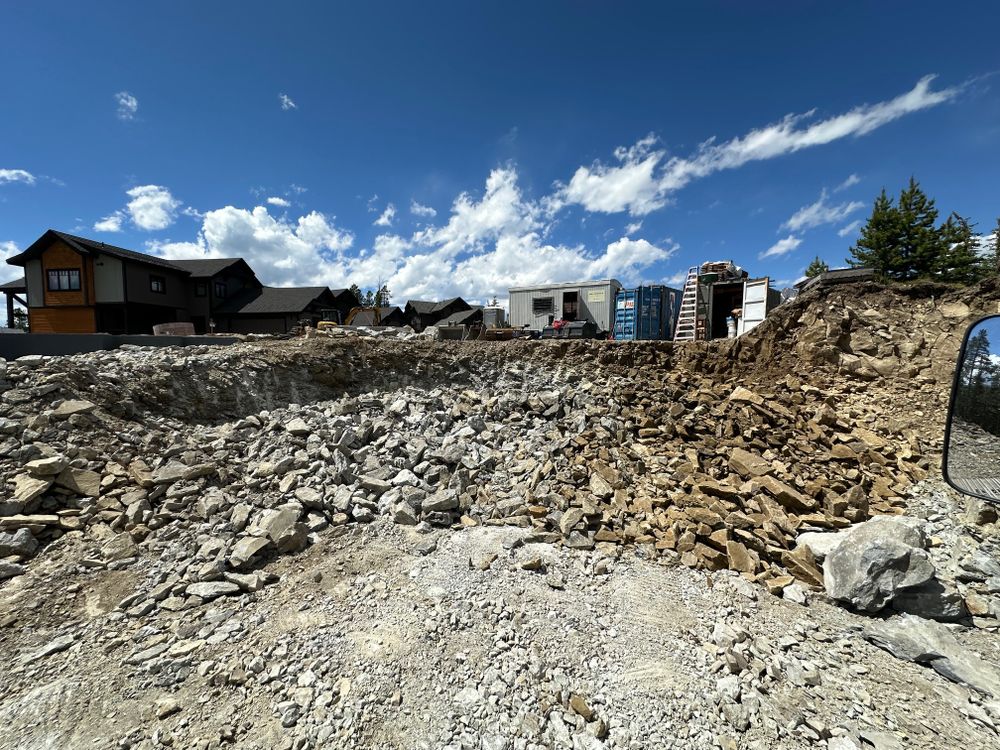 Dirt Work for R&H Homes in Bozeman, MT