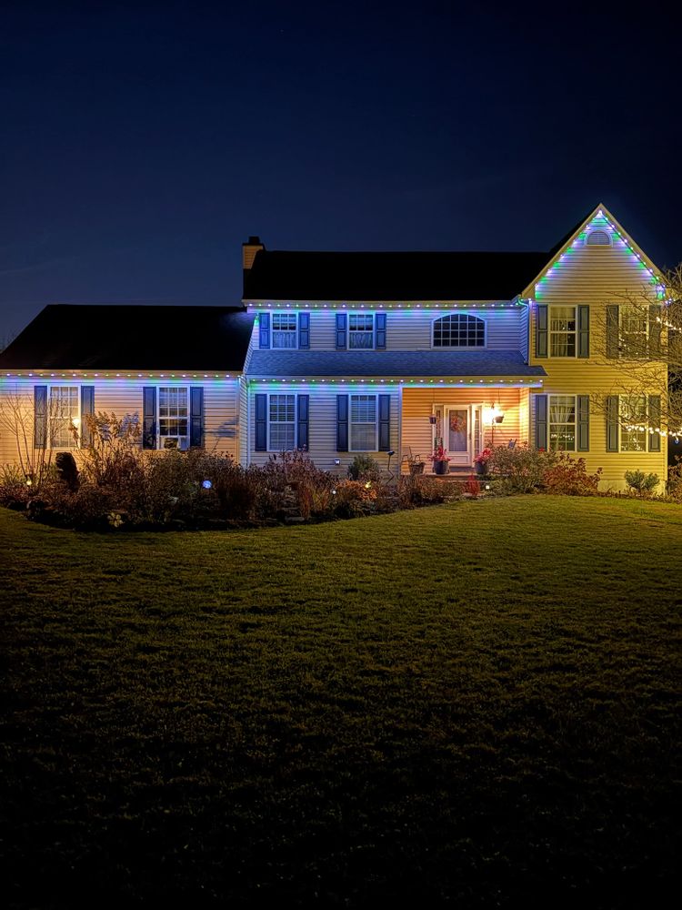Permanent Lighting for Happy Holiday Christmas Lighting in Mullica Hill, NJ