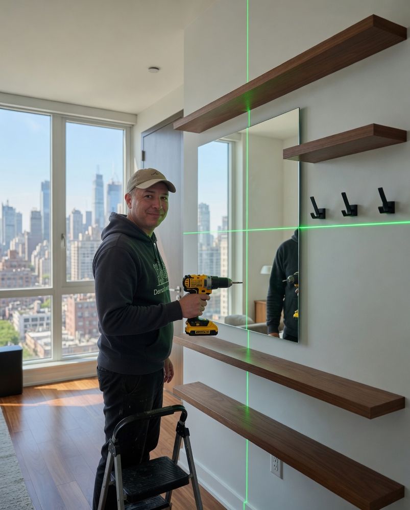 General mounting for Damon Handyman in Manhattan, NY
