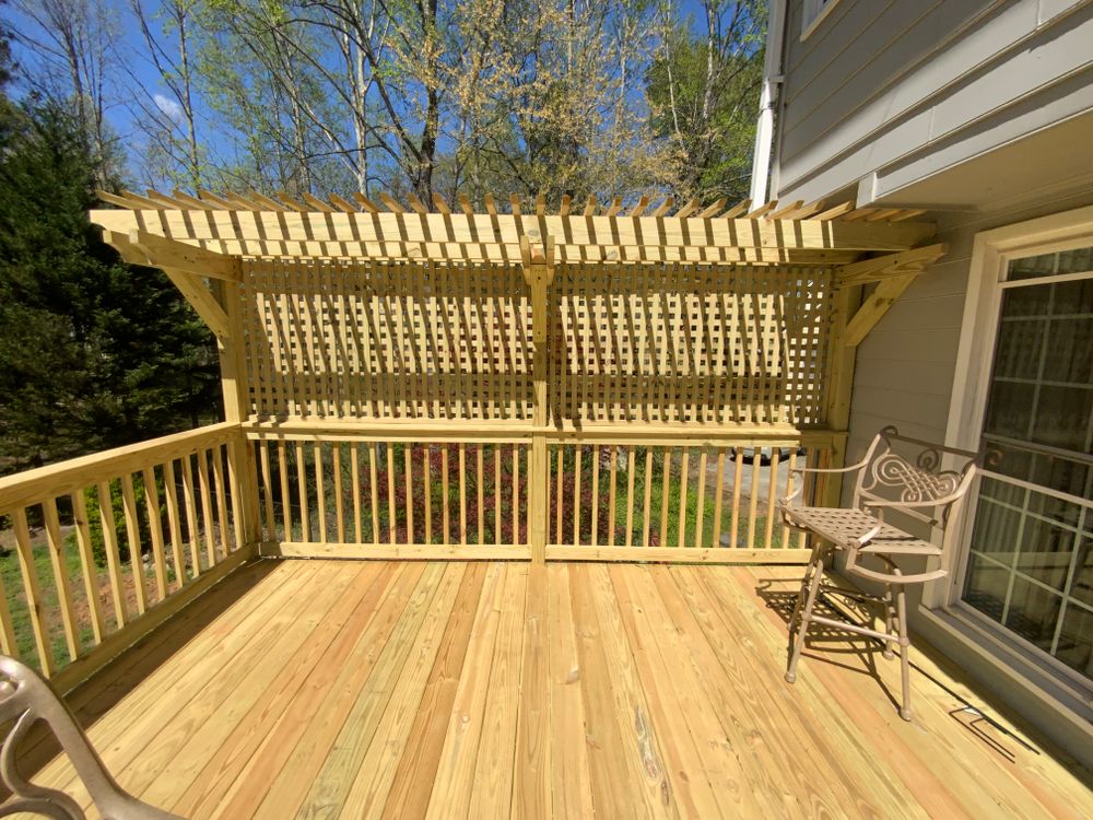 Decking work for Compadres Concrete in Griffin, GA