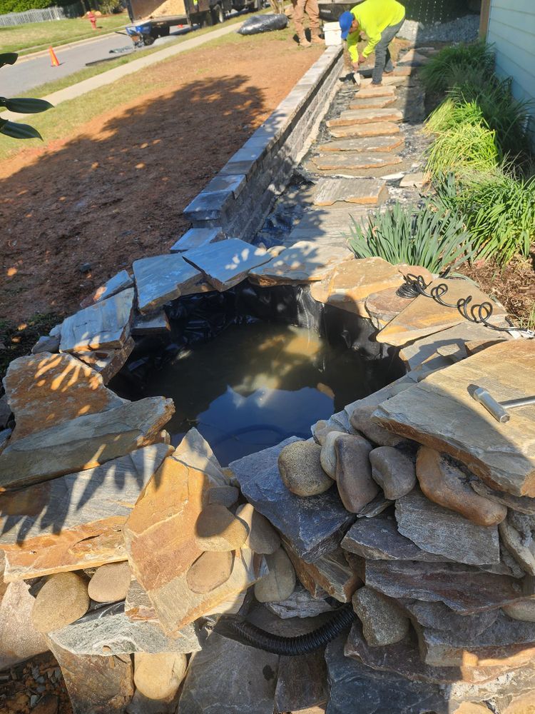 Patio Design & Construction for Flori View Landscaping LLC in Durham, NC