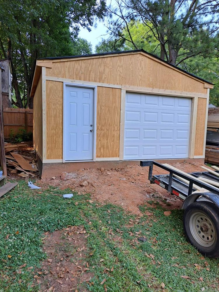 Sheds and garages for Rick's creative home improvement and repair in Atlanta, GA