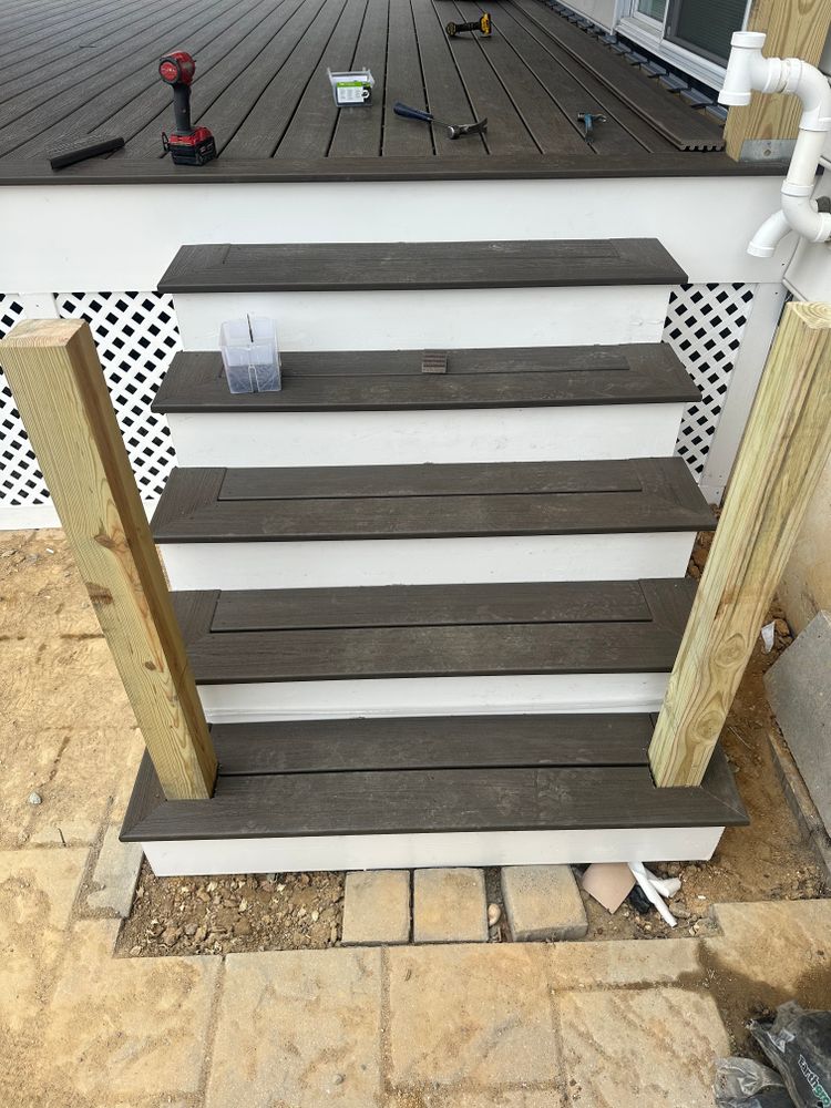 Goodwick Covered Deck for Thomas J. Gorman Construction in Middletown, DE