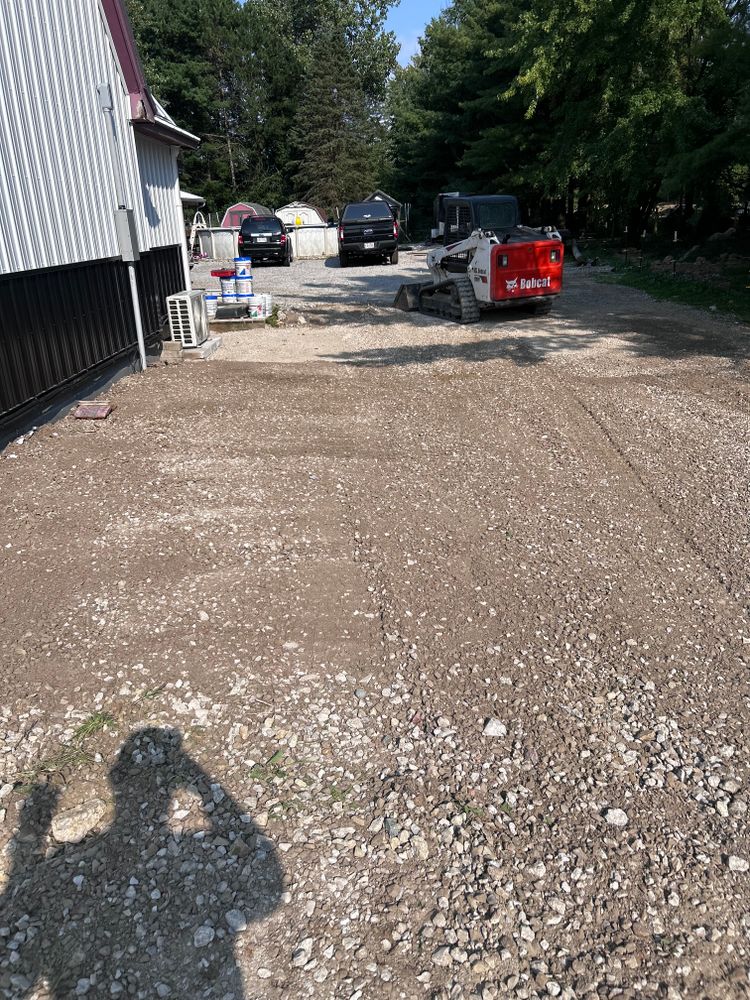 Transform your home's exterior with our professional stamped concrete installation service, offering durability, aesthetic appeal, and a custom look that enhances curb appeal while providing a long-lasting solution for your driveway. for Solid Rock Concrete & Landwork in Galion, OH