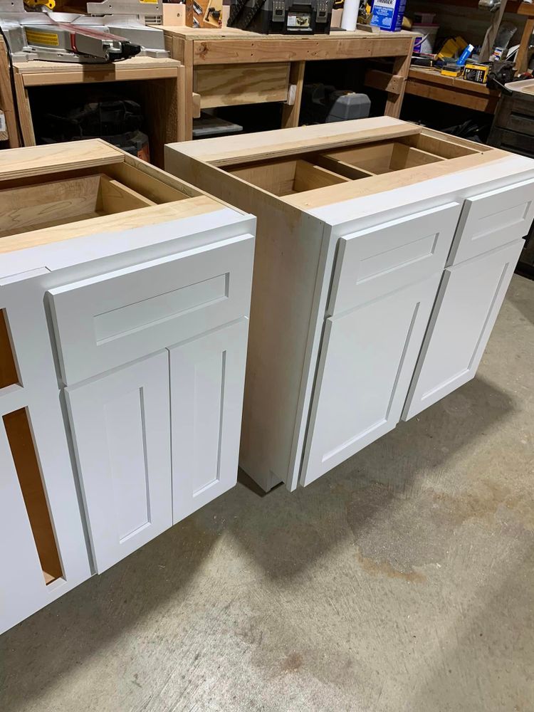 Transform your space with our Custom Cabinet Installation service. Our skilled team will work closely with you to design and install custom cabinets that perfectly fit your style and needs. for Interior Renovations A-Z in Egg Harbor Township, NJ