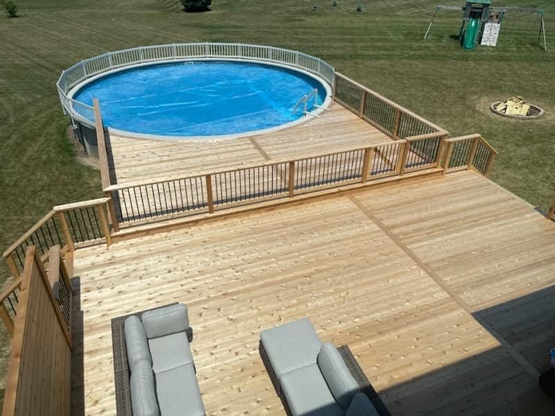 Pool Decks for Mitchell Builders LLC in Lake County, IN