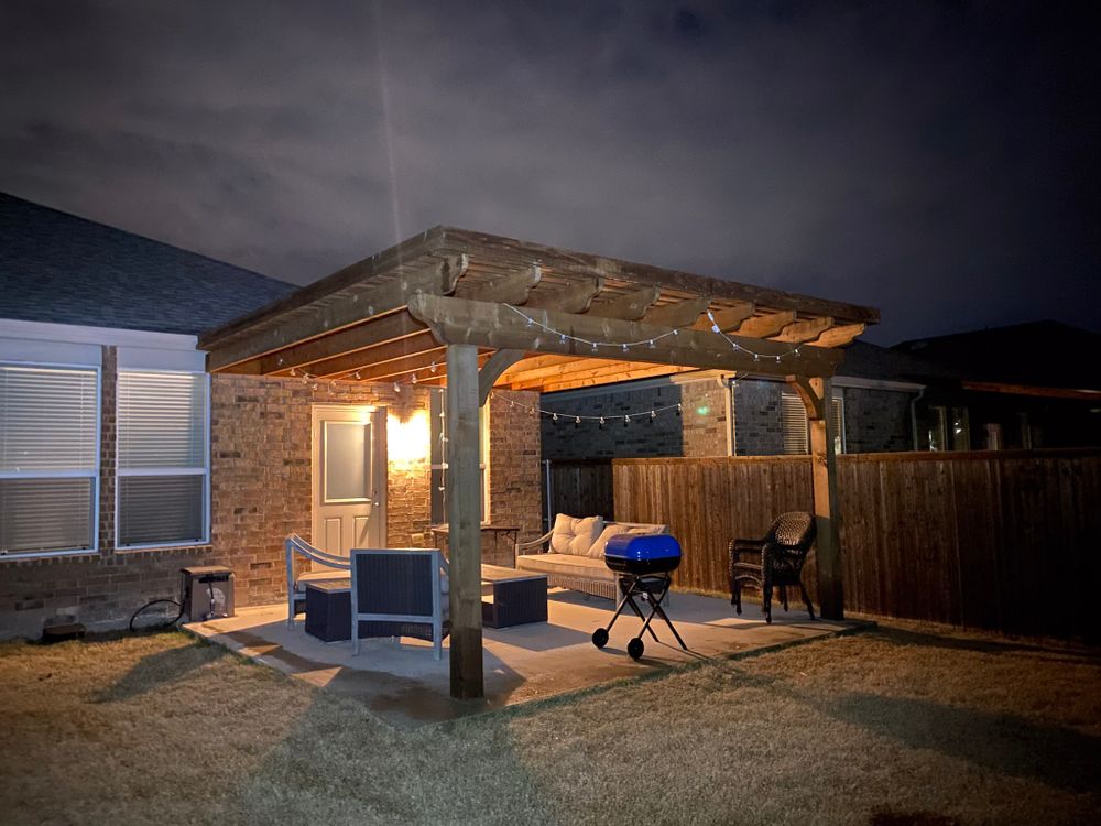 Patios for Walker Custom Exteriors in Dallas, TX