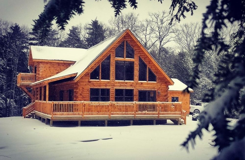 Discover our Custom Log Homes service, where we merge traditional craftsmanship with modern innovation in custom home design to create personalized log homes that reflect your unique lifestyle and preferences. for McKenna General Contracting in Readfield, ME