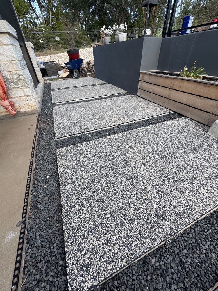 Walkways for TEX STONE Resin & Epoxy Coatings in Schertz, TX