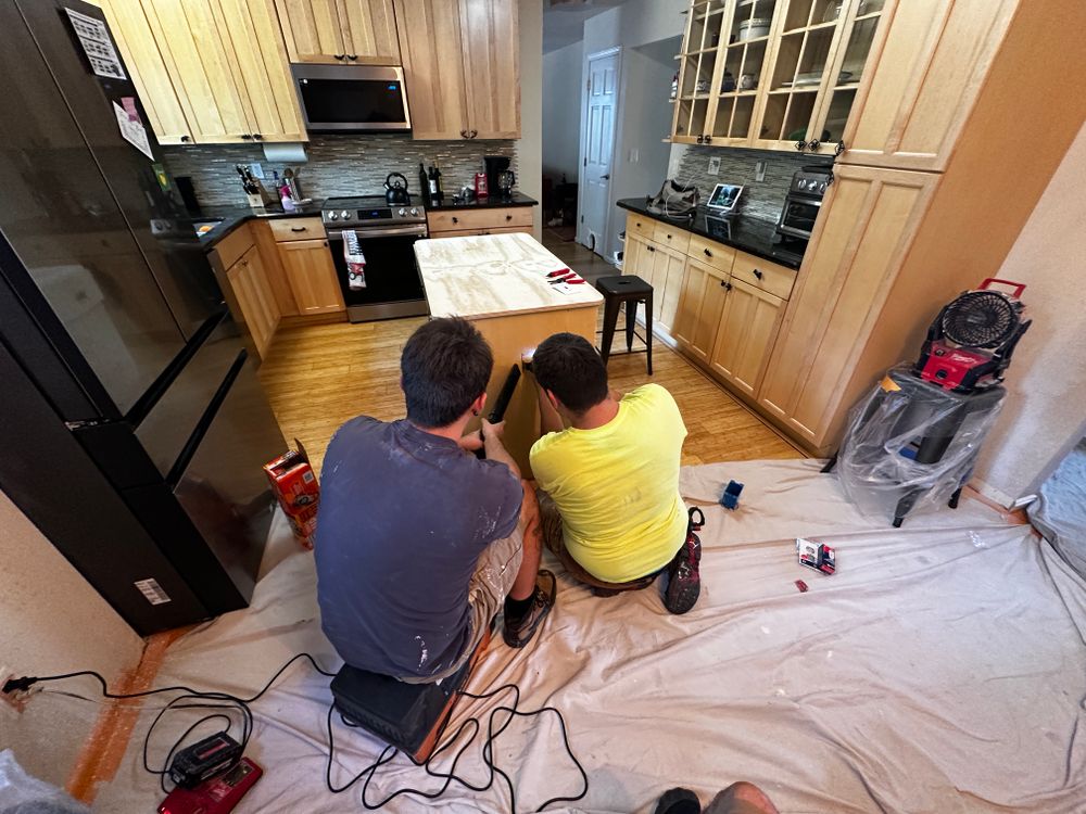 Golden Kitchen Remodel for Happy Home Projects Co-op in Lakewood, CO