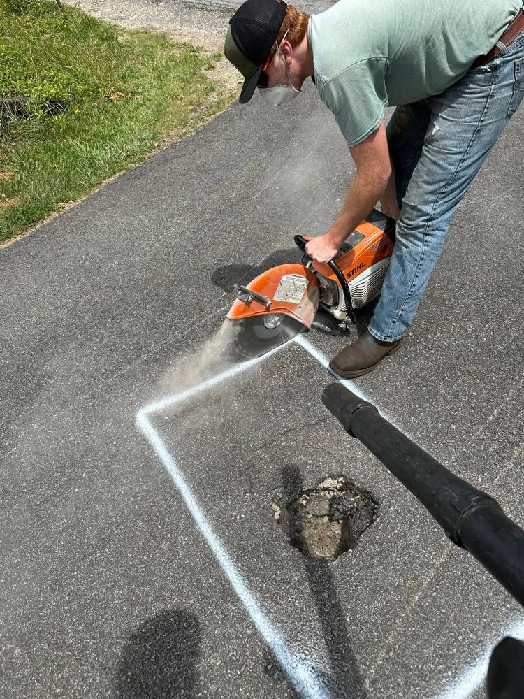 Our Asphalt Repair service ensures durable, smooth surfaces by expertly fixing cracks and potholes, enhancing safety and curb appeal while extending the lifespan of your driveway or pavement. Trust our skilled team for reliable results. for Adkins Solutions LLC in Goodview, VA