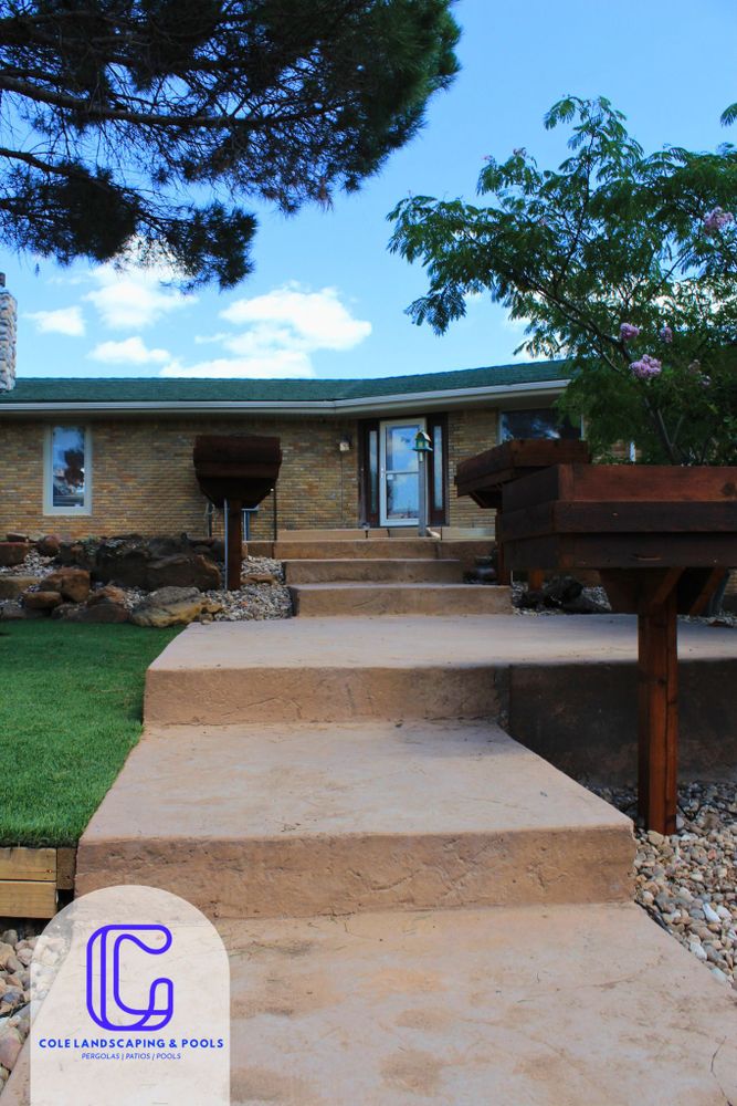 Discover what is concrete: a versatile, durable material perfect for your pool construction needs. Our expert team ensures quality and precision in creating stunning, long-lasting pools tailored to your home. for Cole Landscaping & Pools, LLC in Amarillo, TX