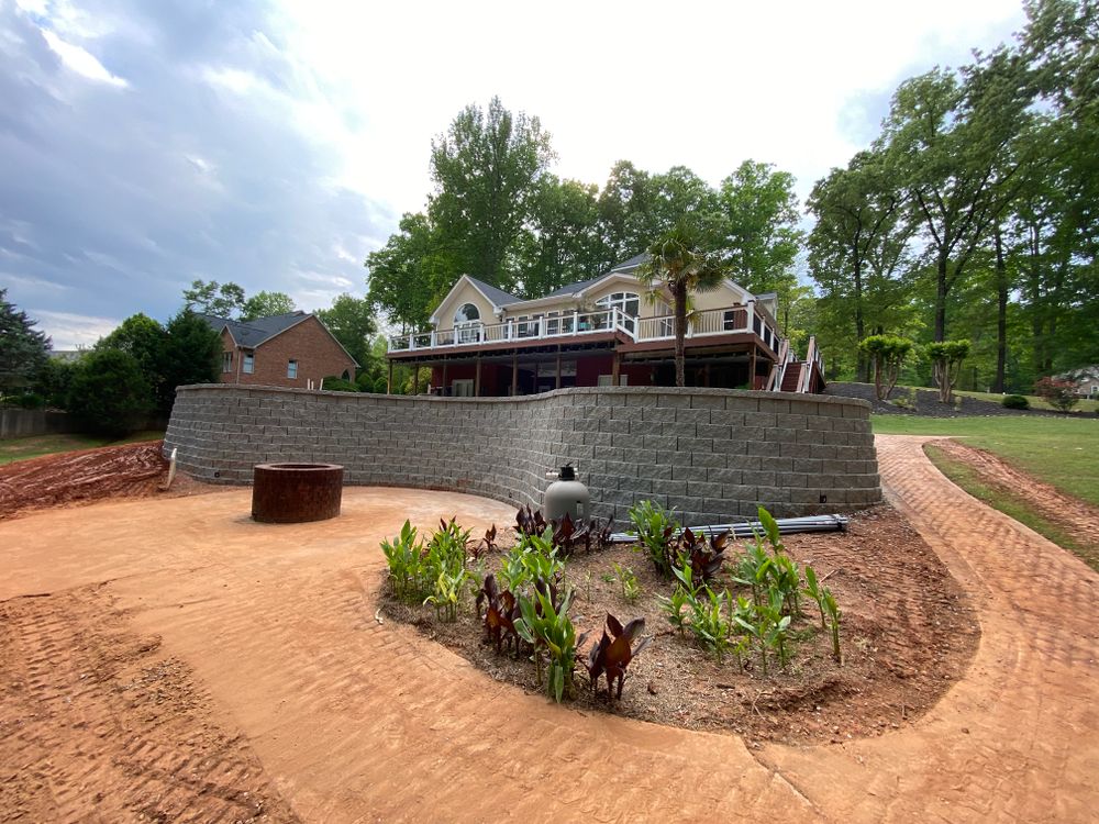 Retaining walls for JAD LANDSCAPE LLC in Conyers, GA