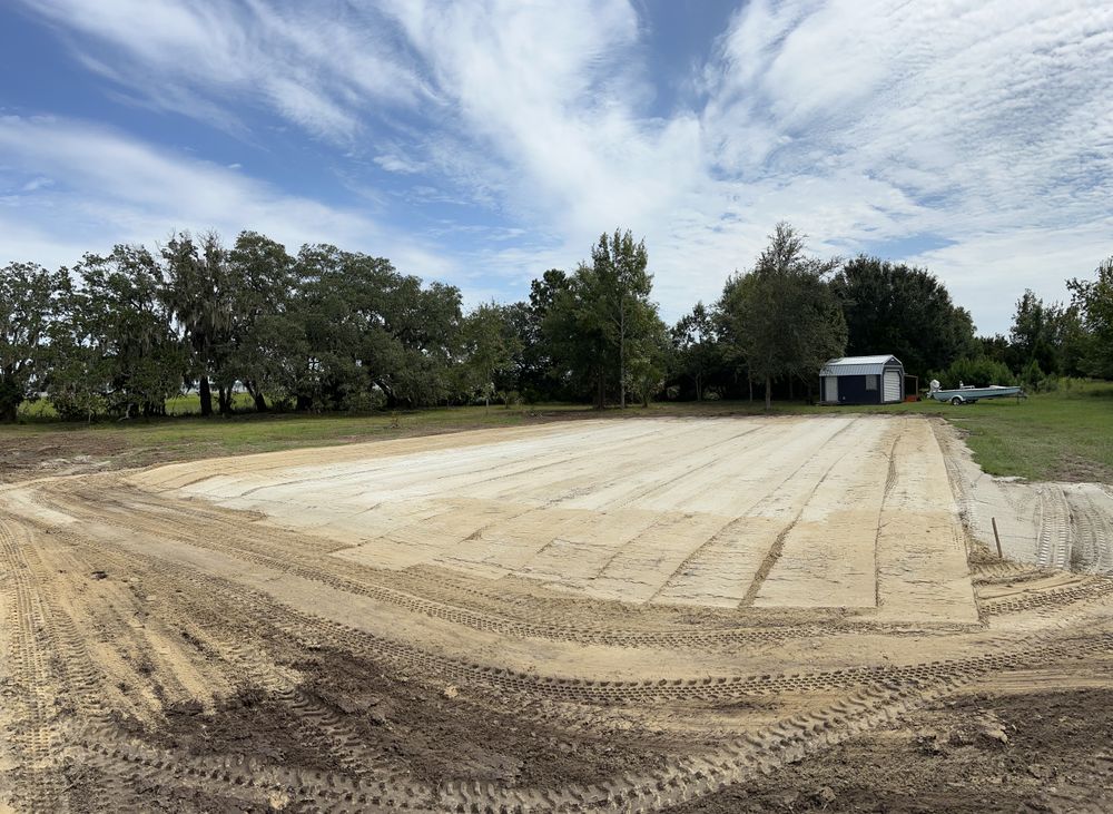 Our Building Pads service ensures precise and level foundation preparation for your home construction project, providing a solid base that supports the structural integrity and longevity of your new property. for Davis Contracting & Site Work in Adams Run, SC