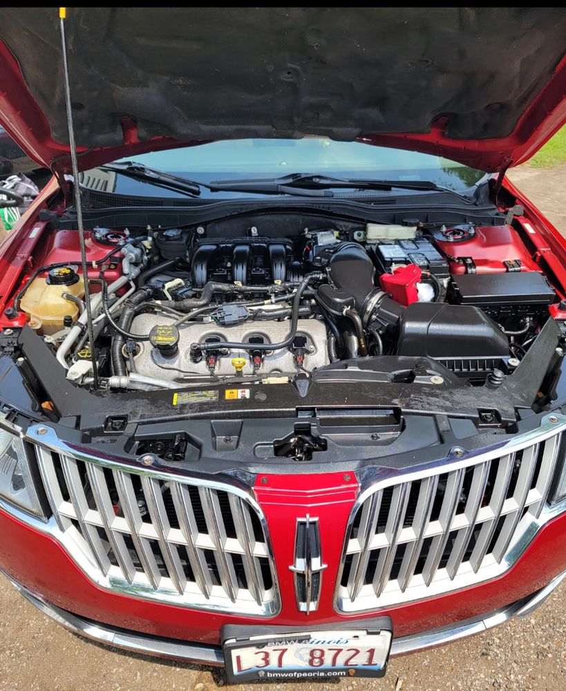 Before and After Engine Cleaning  for Luxury Auto Detail in Peoria, IL