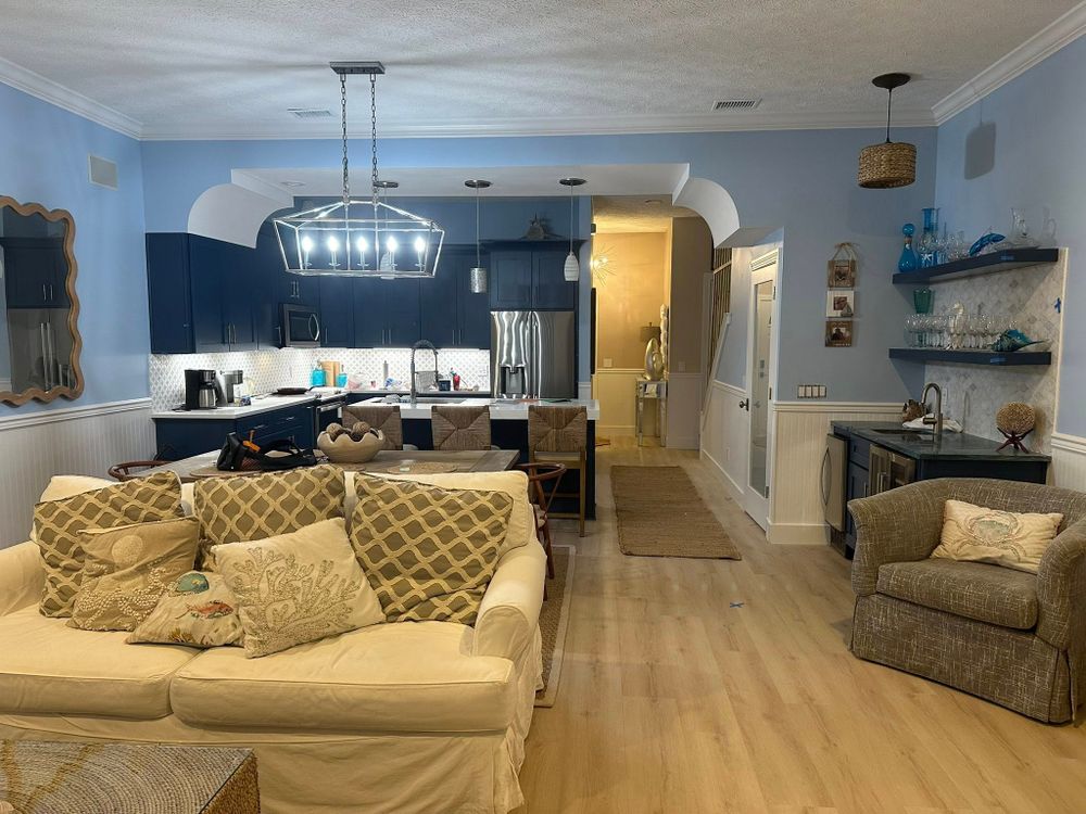 Enhance your home with our expert flooring service; choose durable and stylish vinyl options to transform any space. Our skilled team ensures precision installation for a beautiful finish that lasts. for Walls N All Painting, LLC in Panama City, FL
