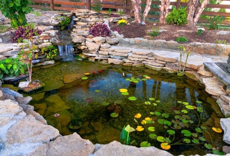 Our Water gardens service offers homeowners a beautiful and tranquil addition to their outdoor space, bringing the soothing sounds and aesthetic appeal of water features to their yards. for Arrowhead Masonry LLC  in Washington County, RI