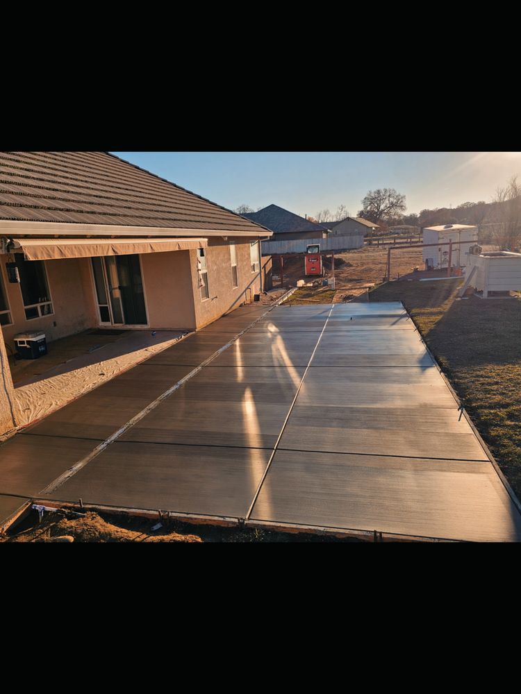 Concrete for Austin LoBue Construction in Cottonwood, CA