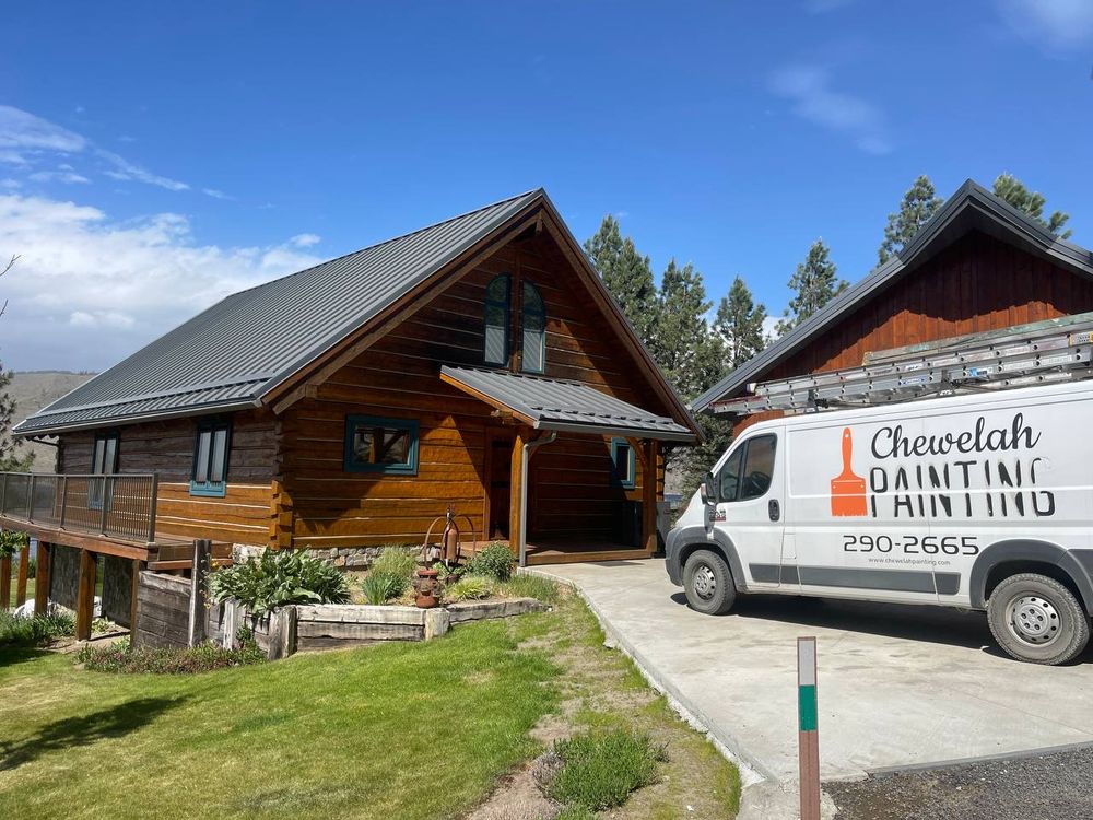 Log Homes Refinishing for Chewelah Painting in Spokane, WA