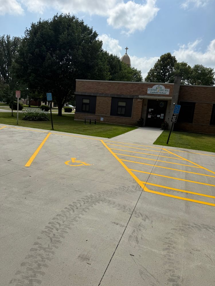 All Photos for Midwest Line Striping LLC in Spirit Lake, IA