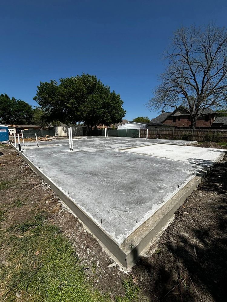 Concrete for Maldonado's Concrete Construction in Dallas, TX