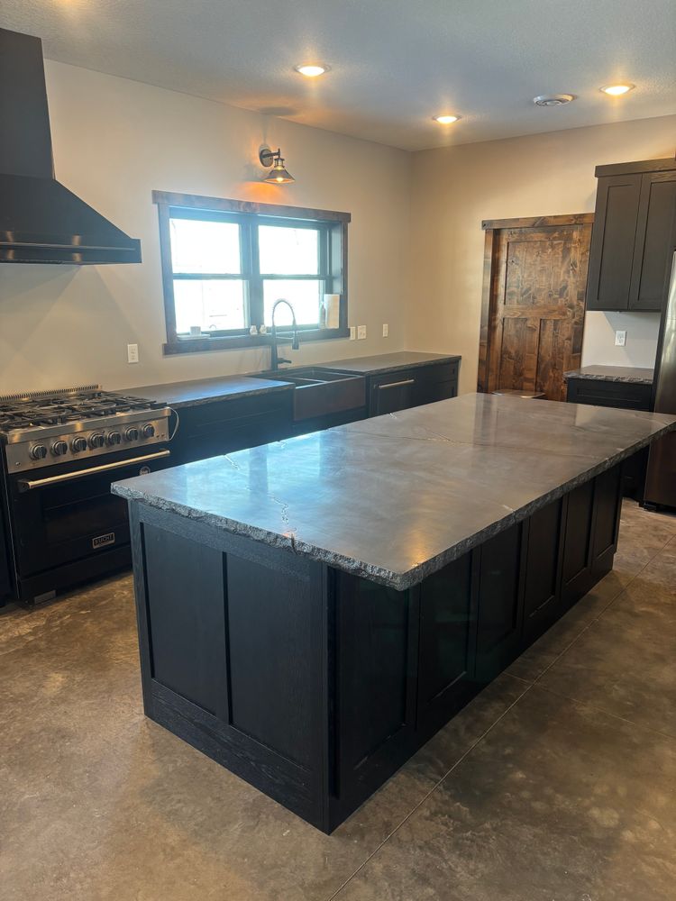 Concrete counter tops for STAMPEDE Vertical Concrete in Isanti, Minnesota