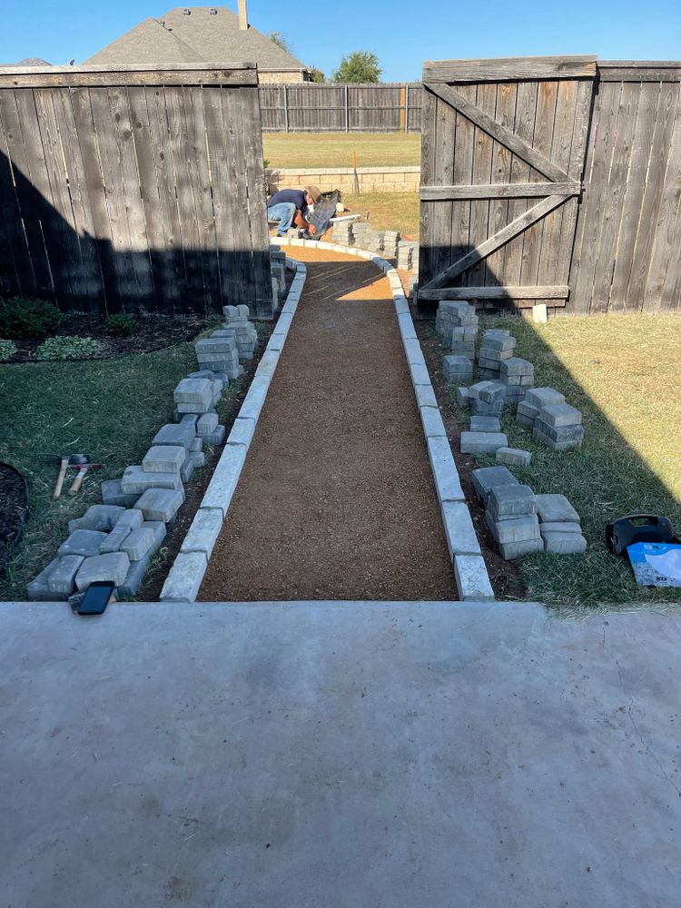 Hardscaping for Elite Horizons in Abilene, TX