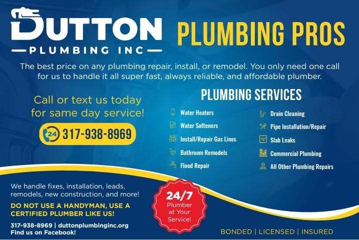 All Photos for Dutton Plumbing, Inc. in Indianapolis, IN