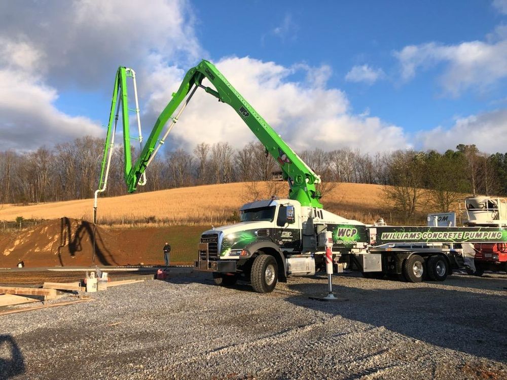 New Boom Pump for Williams Concrete Pumping in Knoxville, Tennessee