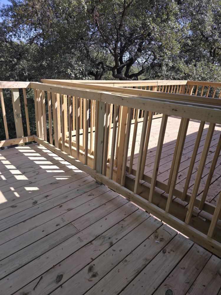 Transform your outdoor space with our expert Deck Construction service. We craft durable and beautiful decks that enhance home aesthetics, providing a perfect spot for relaxation, entertainment, and increasing property value. for Absolute Paint in Kyle, TX