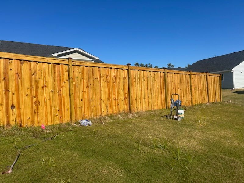 Stain & Sealing for JB Nealy Fence in Elgin, SC