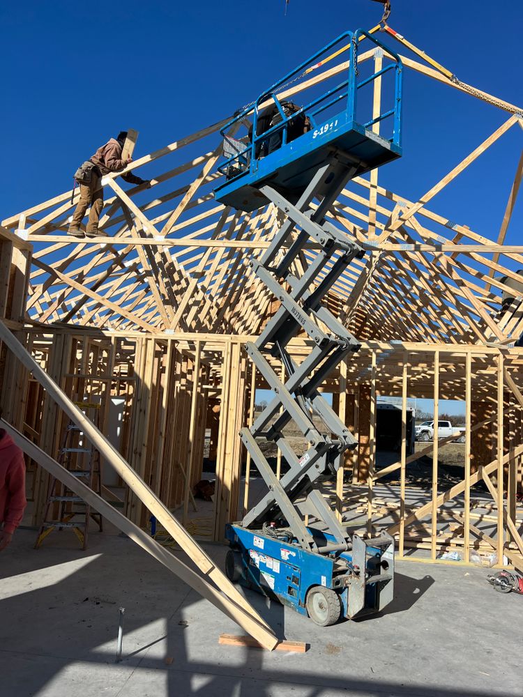 Framing for Edgecomb Builders in Garnett, KS