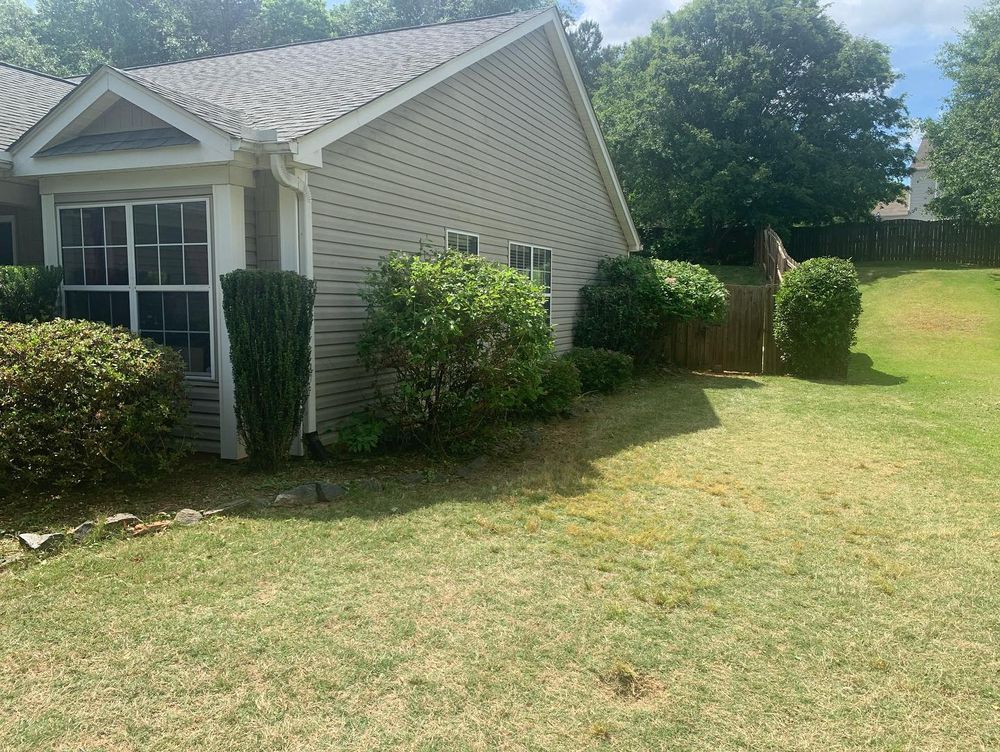 Landscaping for JIF Concrete Services in Greenville, SC