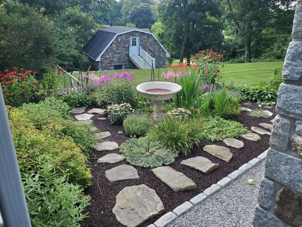Transform your outdoor space with our expert Landscape Installation service, blending natural beauty with durable craftsmanship to create a stunning and functional environment tailored to your home’s unique needs and style. for Glen R. Guilman Construction in Goshen, CT