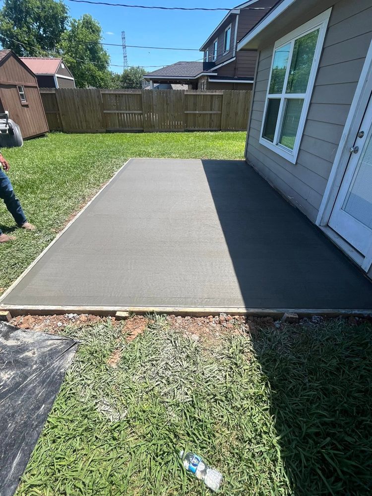 Transform your home with our expert concrete services, offering durable and stylish solutions for driveways, patios, and walkways. Enhance curb appeal and functionality with precision-crafted installations tailored to your needs. for Triple O Construction in Rosharon, TX