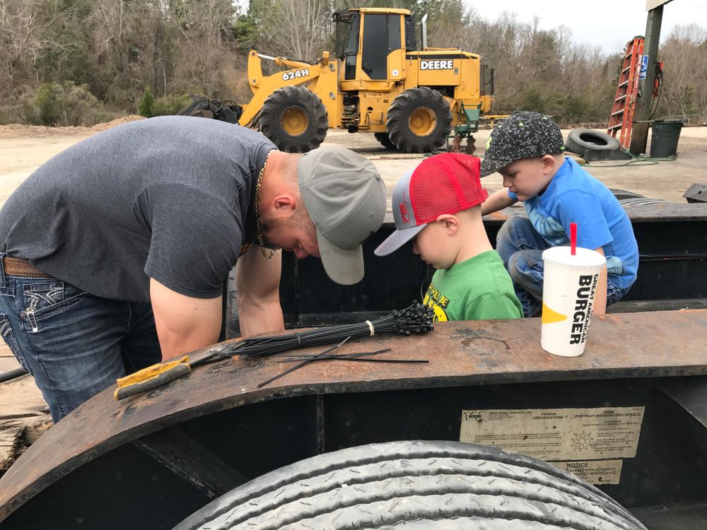 We are a family owned & operated business. We started nearly 12 years ago in hopes that one day our boys Cooper & Camden (C&C) would have the opportunity to take over with the same passion for this business that has been passed down to Don, Jr. for C&C Excavating in Live Oak, FL